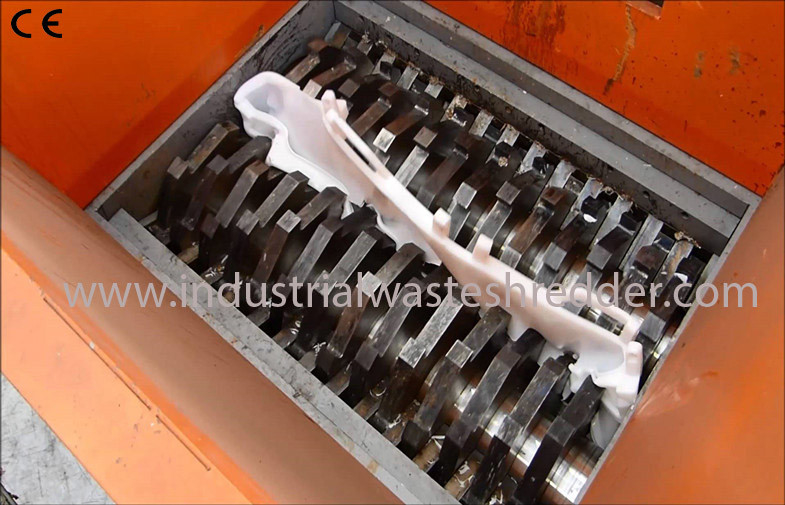 Mesin Shredder Logam Warna Kustom Baja Shredder Drum Limbah Baja