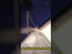 1000 high-end terintegrasi single-axis shredder ABS