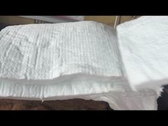 Ultra-fine glass wool chopped