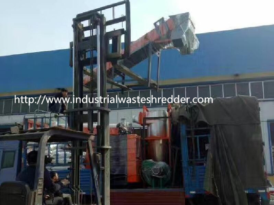 Harga yang bagus Kaca Fiber Scrap Plastik Shredder Film Dengan Desain Pisau Memutar Memutar on line