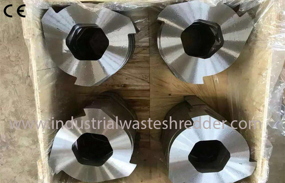 Harga yang bagus Lembaran Besi Shredder Suku Cadang Merakit Pisau / Pisau Presisi Tinggi Tanpa Karat on line