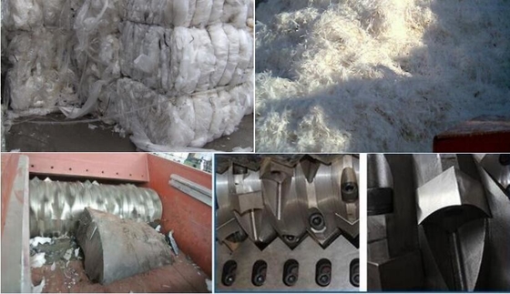 Harga yang bagus Film Scrap Mesin Pertanian Shredder, Shredder Limbah Pertanian Poros Tunggal on line