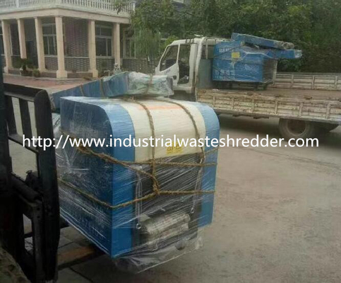 Harga yang bagus Biru / Orange Industri Mesin Penghancur Busa, Mesin Penghancur Kertas Scrap Cotton on line