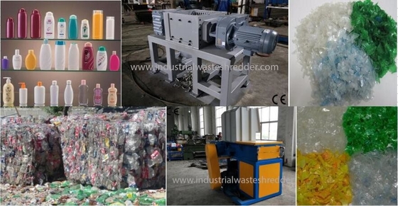 Harga yang bagus Memo Botol PET Shredder Limbah Plastik Ukuran Kecil Fungsi Daur Ulang Operasi Sederhana on line