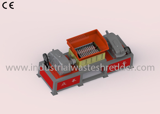 Harga yang bagus Shredder Limbah Plastik Industri Double Shaft Kapasitas Besar Untuk Mainan on line