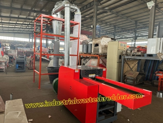 Harga yang bagus 800F Fiberglass Mesh Crusher Hdpe Net Shredder Mesin Menghemat Energi Pisau Tahan Pakai 7.5KW Motor Pemotongan on line
