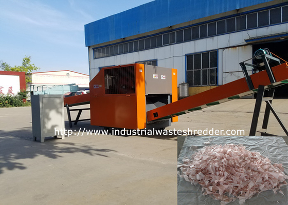 Harga yang bagus Limbah Airbag Rag Mesin Pemotong Keselamatan Kendaraan Airbag Cloth Shredder Kapasitas Besar on line