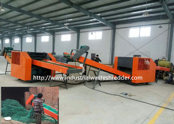 Harga yang bagus Jaring ikan Daur Ulang Mesin Pemotong Kain Nilon Jaring Pengaman Shredder Crusher on line