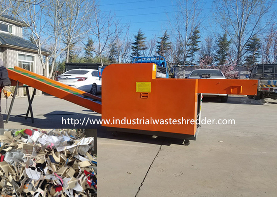 Harga yang bagus Pabrik Sepatu Sisa Mesin Pemotong Limbah Busa Kulit PU Shredder Crusher on line