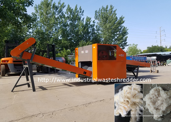 Harga yang bagus Mesin Pemotong Kain Wol Woolen Shredder Bulu Kasmir Dengan Pembuka 3mm on line