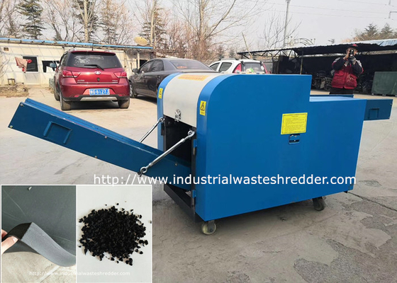 Harga yang bagus Karet Sponge Rag Cutting Machine High Density Sponge EVA / EPS / XPS Foam Shredder on line