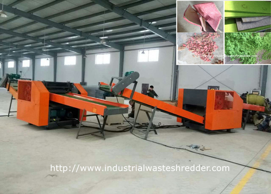 Harga yang bagus Mesin Shredder Industri Otomotif Bantal Interior Penutup Kursi Pad Daur Ulang Limbah on line
