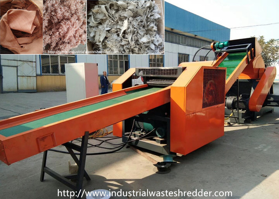 Harga yang bagus Efisiensi Tinggi Taplak Meja Mesin Pemotong Kain Rag Mat Shredder Banyak Aplikasi on line