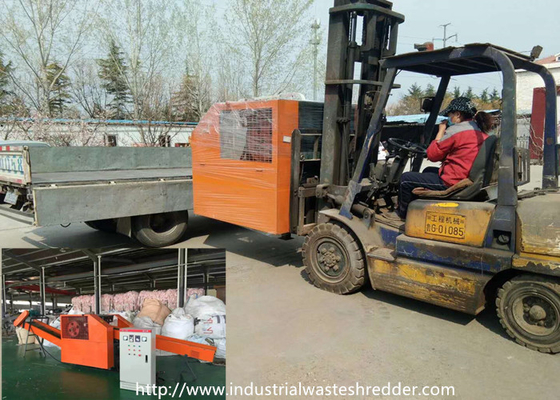Harga yang bagus Mesin Pemotong Kain Tenun / Jaring Permadani Crusher on line