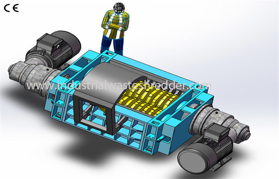 Harga yang bagus Penghancur Ruang Scrap Wood Shredder, Mesin Daur Ulang Kayu Shredding Kasar on line