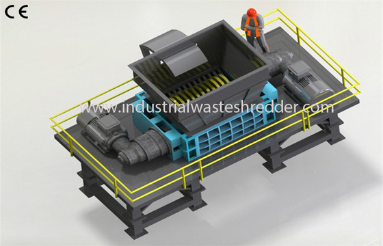 Harga yang bagus Shredder Padat Scrap Logam Industri Torsi Tinggi Kontrol Otomatis on line