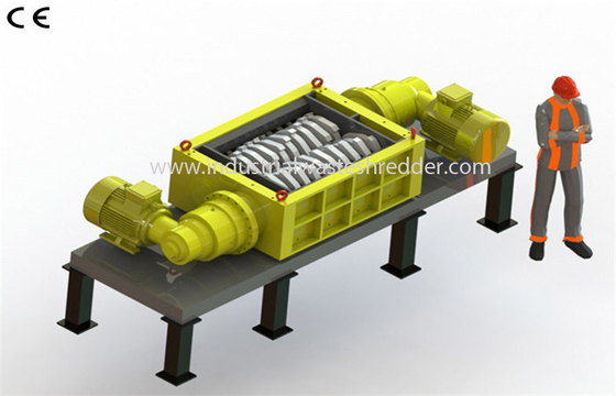 Harga yang bagus Two Motor Drive Scrap Shredder Logam Ukuran Yang Berbeda Untuk Bahan Padat on line