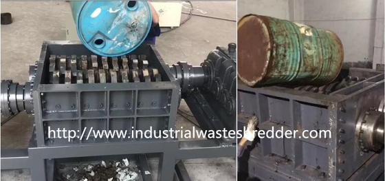 Harga yang bagus Mesin Limbah Kaleng Besi Daur Ulang Efisiensi Tinggi Dengan Rotary Moving Blades on line