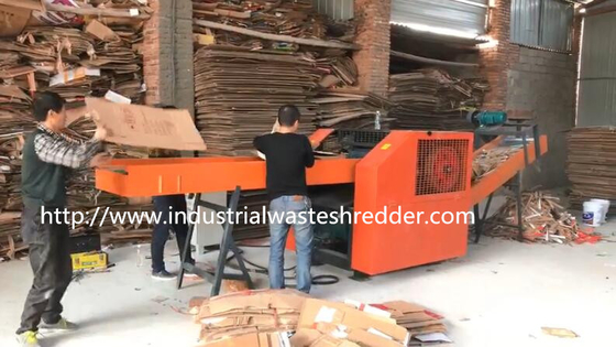 Harga yang bagus Industri Papercard Scrap Shredder Machine Rotary Blades Untuk Shredding Kasar on line