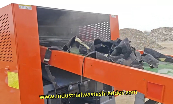 Mobil Interior Waste Grinder Fabric & Carpet & Roof & Leather Crusher, Kapasitas yang Disesuaikan dan Ukuran Pelepasan