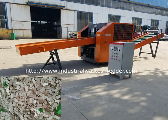 Harga yang bagus Paket Strip Mesin Pemotong Kain PET / PP Tali Penghancur Pisau Berputar Hemat Energi on line