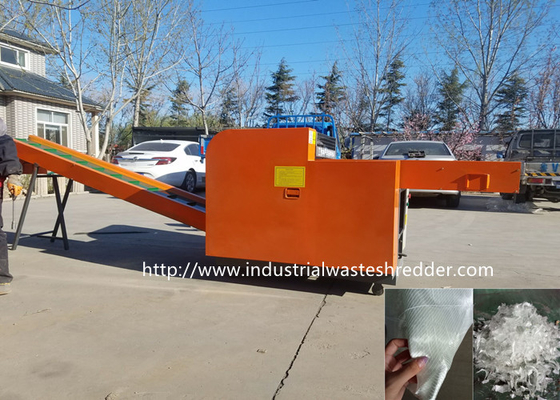 Harga yang bagus Mesin Pemotong Kain Fiber Glass Tekstil Kain Shredder Crusher Pisau Berputar on line