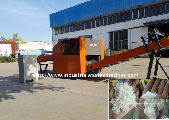 Harga yang bagus Mesin Pemotong Kapas Limbah Foam Rockwool EPS EVA Foam Shredder Crusher on line