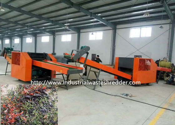 Harga yang bagus Mesin Pemotong Rumput Buatan Plastik Fiber PP Fiber Polyester Shredder Fiber on line