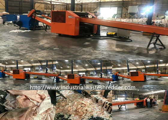 Harga yang bagus Mesin Pemotong Kain Airbag Kain Nilon Kain Shredder Crusher Pisau Berputar on line