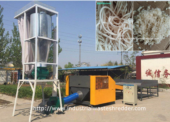 Harga yang bagus Mesin Pemotong Serat Viscose Fiber Shredder Sticky Discharge Non Sticky on line