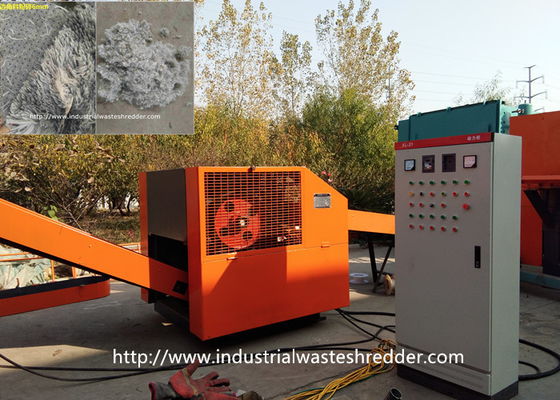 Harga yang bagus Karpet Permadani Limbah Daur Ulang Mesin Pemotong Kain Pad Kulit Shredder Rotary Blades on line