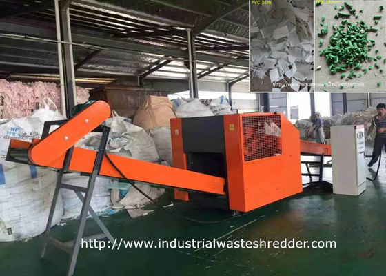 Harga yang bagus TPR Bahan PVC Cloth Shredder Rag Cutting Machine Dengan Perangkat Sharpening on line
