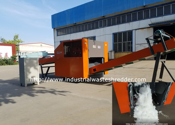 Harga yang bagus Benang Serat Polyester Dacron Shredder Limbah Industri Mesin Pemotong Kekuatan Tinggi Elastis on line