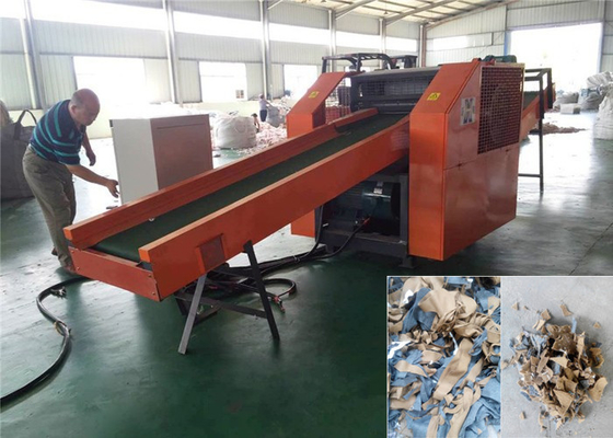 Harga yang bagus Non Woven Fabric Tekstil Mesin Pemotong Limbah Pemotong Pakaian Crusher on line