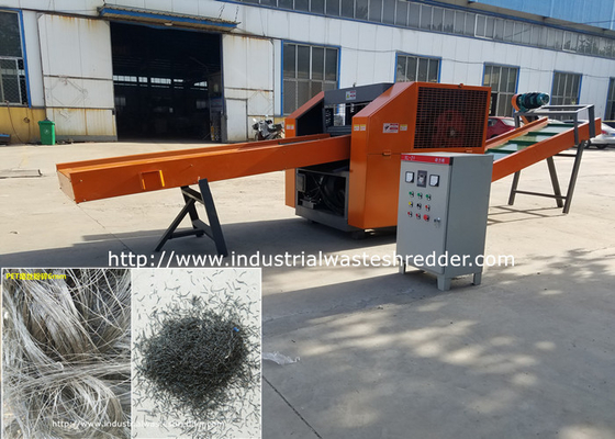 Harga yang bagus Kawat Fiber PET Limbah Industri Shredder PTT Mesin Pemotong Serat Seragam on line