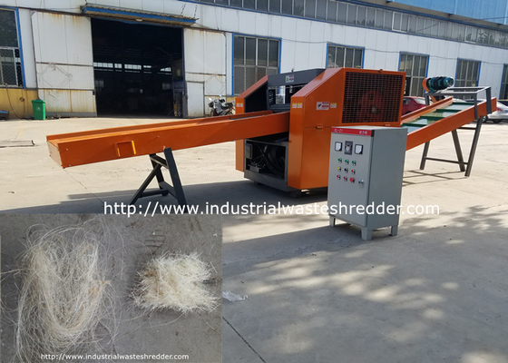 Harga yang bagus Flax Cloth Yarn Mesin Pemotong Serat Rotary Crusher Kapasitas Besar on line