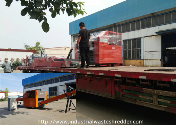 Harga yang bagus PVC / PVB Membran Isolasi Film 8000kg Mesin Shredder Limbah on line
