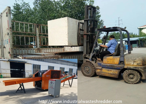 Harga yang bagus 5.5kw CE / UL 400mm Mesin Shredder Kantong Plastik on line