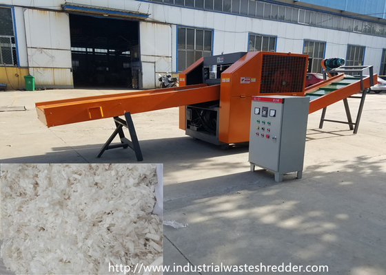 Harga yang bagus Mesin Pemotong Kain Non Woven Kain Tekstil Crusher Pisau Putar Dengan Rautan on line