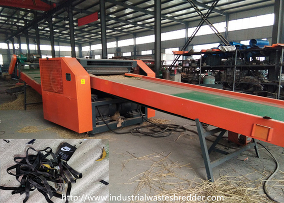 Harga yang bagus Karet Band Pisau Putar 8000KG Penghancur Limbah Industri on line