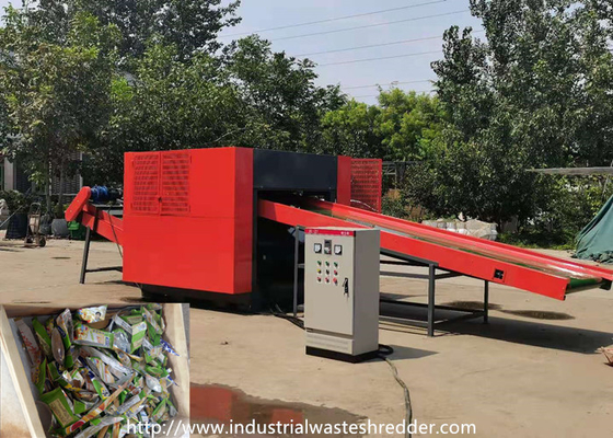 Harga yang bagus Mesin Penghancur Kantong Plastik 1200mm Blade 8000KG on line