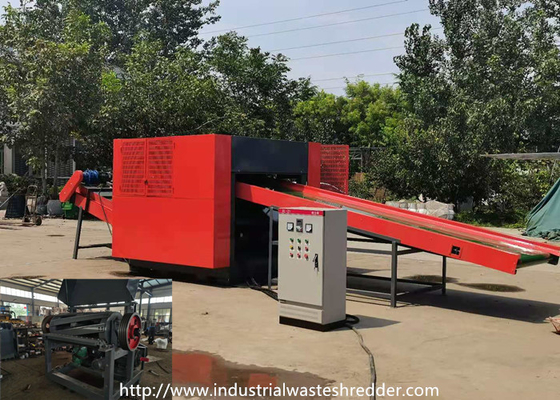 Harga yang bagus Rotary Blades Industrial Waste Shredder Untuk Pemotongan Jerami Pakan on line