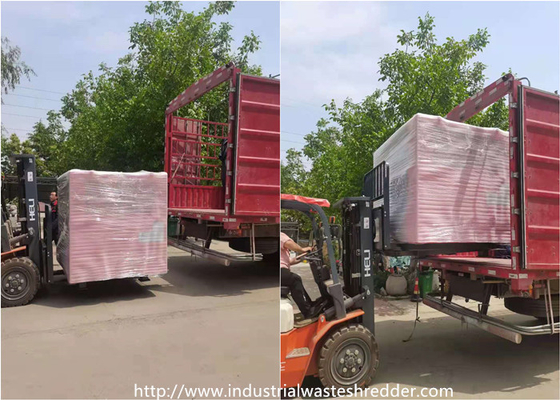 Harga yang bagus Mesin Penghancur Sampah Kantong Udara PP Raffia Dengan Rautan Pisau Putar on line