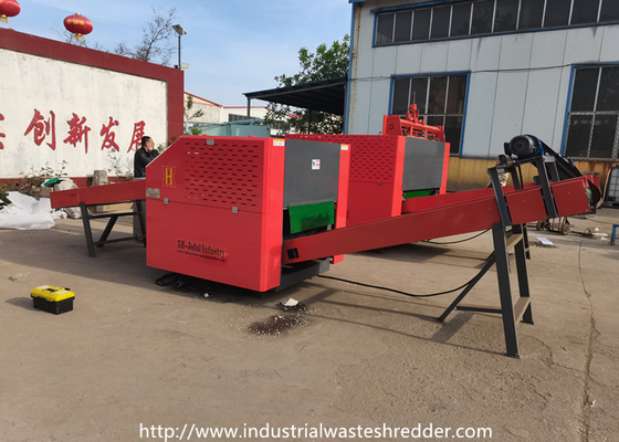 Harga yang bagus Penghancur Sampah Plastik Super Sacks Raffia Airbags Crusher Dengan Rautan on line